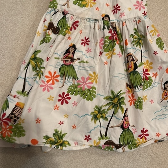 Pacific Legend Apparel Girls Hawaiian Hula Girl Print Dress Size 7-8 - Picture 4 of 8